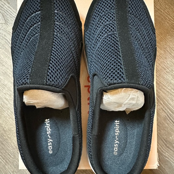 Easy Spirit Navy Travel Time Slip-On Sneakers Clog Mule Women 7WW - Picture 2 of 4